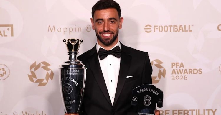 bruno fernandes - ilustrasi berita Bruno Fernandes Dinobatkan Pemain Terbaik PFA Musim 2025/2026